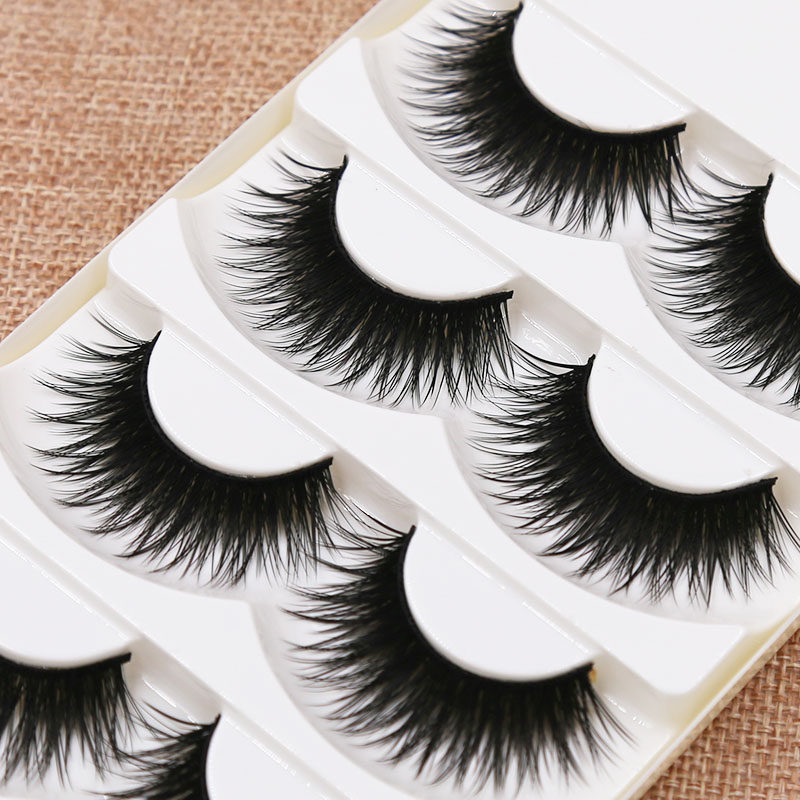 Super thick stage performance makeup nightclub makeup smoky makeup exaggerated lengthen encrypted black stem false eyelashes eyelashes - Taobao