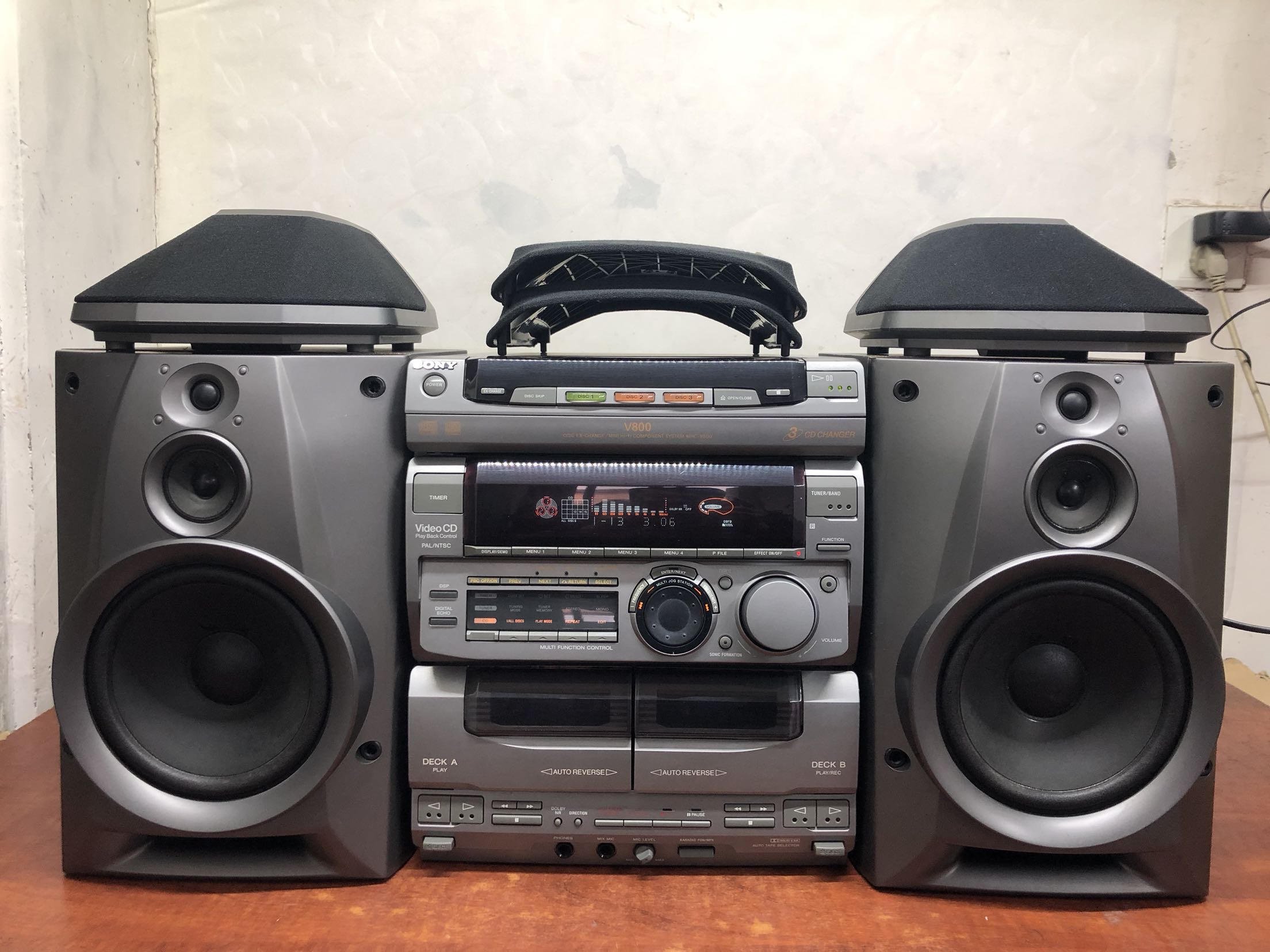 9 newly imported original Sony SONY fever hifi audio MHC-V800 computer desktop bookshelf speaker