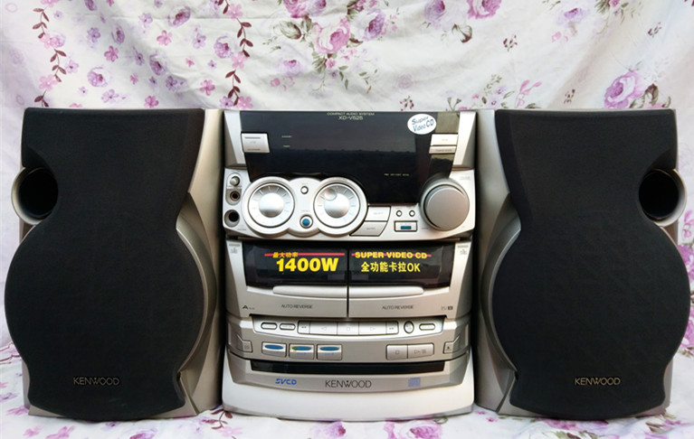 9 New punch drill recommended second-hand audio KENWOOD Kenwood XD-525 computer speaker CD tape