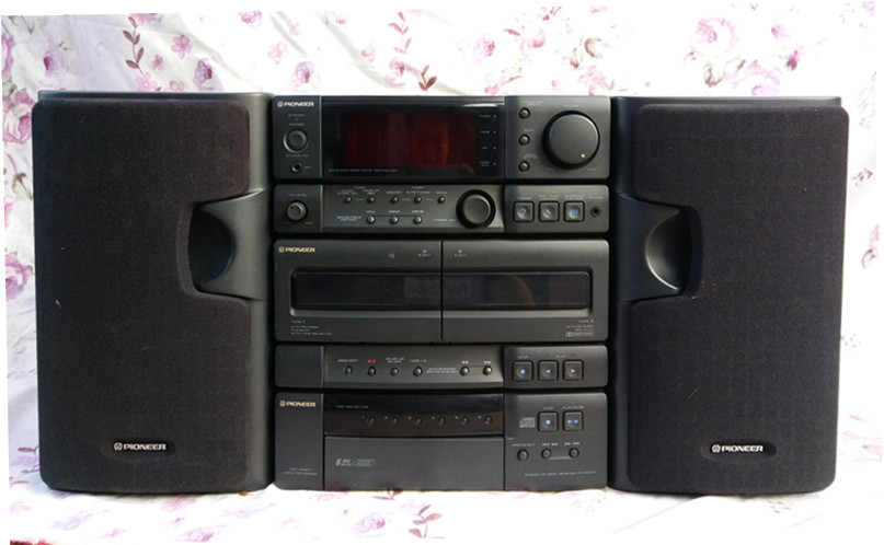 Original Japanese used set audio Pioneer XR-P340M computer speaker home theater