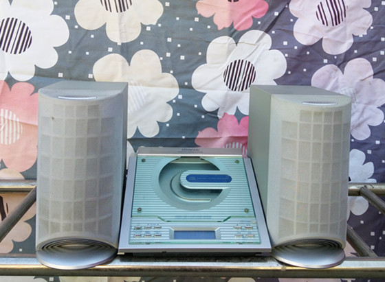 Spot sale KENWOOD Kenwood combination audio LS-M23 computer speaker Desktop speaker AUX interface