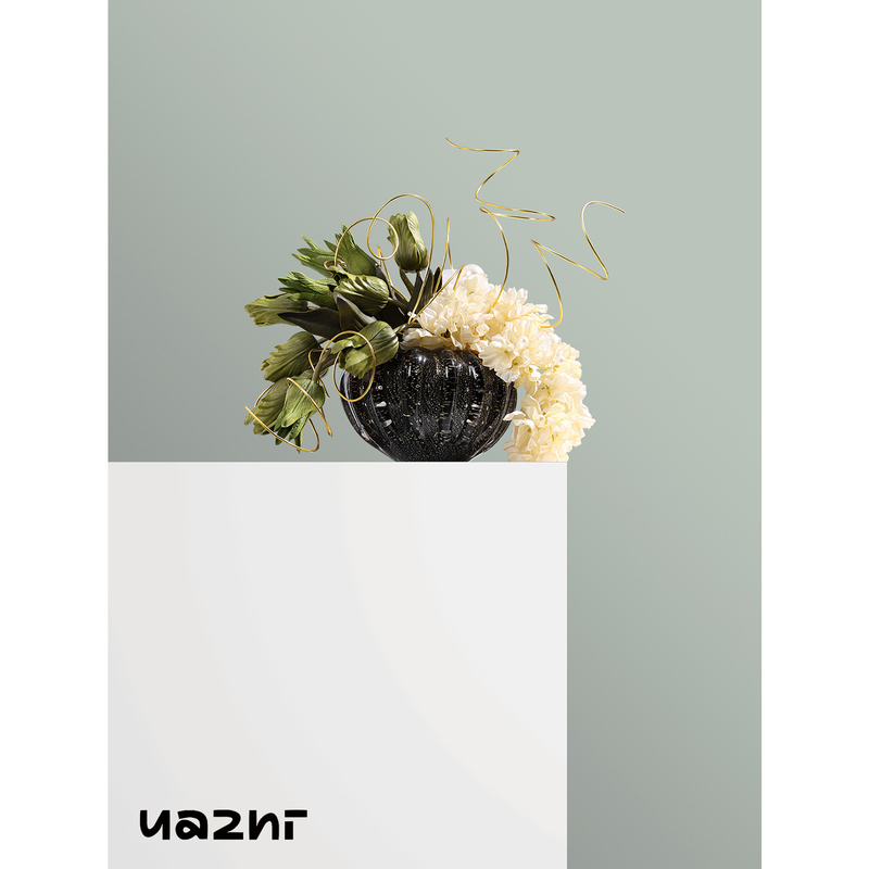 Flower Small Modern Green Original Small Flower Art Cuifu Hotel Model Room Bedroom Desktop Floral Ornaments