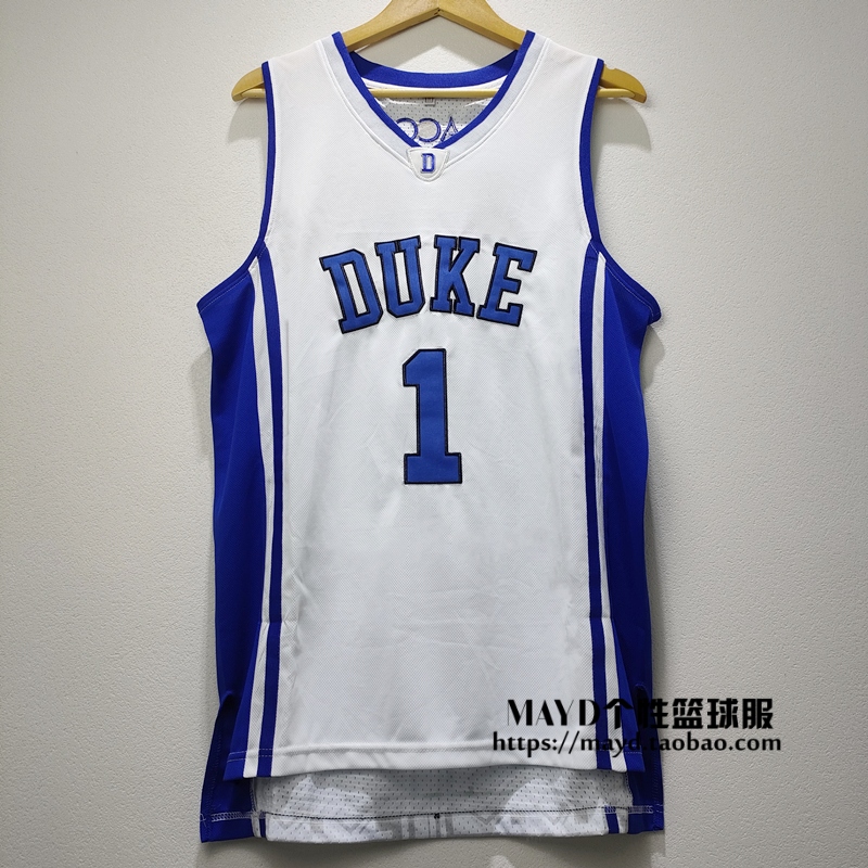 No. 1 Kyrie Irving Duke University Jersey No. 24 High School Retro Embroidered American Basketball Jersey Sports Vest for Men