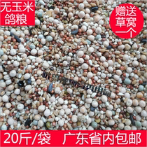  Corn-free pigeon food 20 kg bird food Carrier pigeons Meat pigeon feed Racing pigeons ornamental pigeon food Guangdong Province