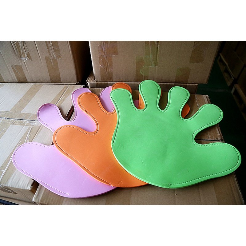 KTV bar big palm atmosphere props gloves stage event custom LOGO interactive fluorescent hot direct sales