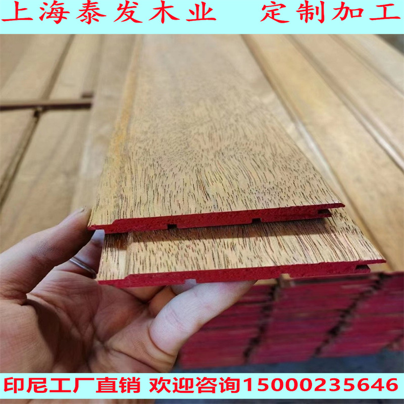 Authentic Indonesian Pinewood Lattice buckle plate Embalming Wood Care Wall room Outer ceiling balcony smallpox Pure Natural Solid Wood Board-Taobao