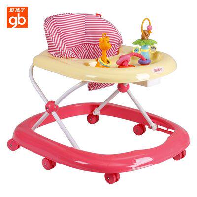 gb good boy Xiaolong Habi walker walker folding anti-rollover walker saves more