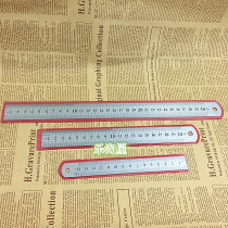 Sword Fish Plate Steel Ruler Dandelion steel ruler 30CM Double face scale Stainless Steel Ruler 20 Support