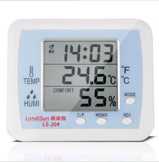 Rondison LS204 electronic temperature and humidity counting thermometer home indoor temperature and humidity table high precision