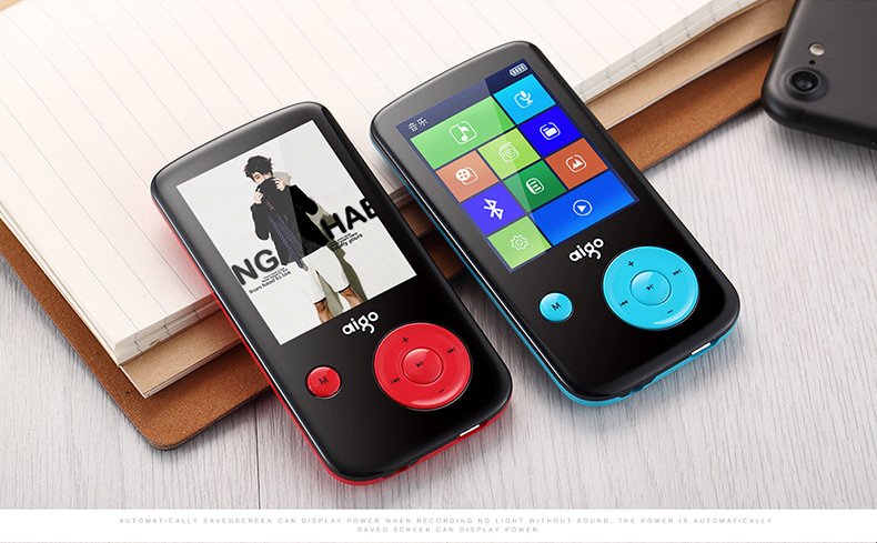 Patriot MP3-109 Bluetooth mp3 mp4 máy nghe nhạc học sinh thể thao đang học tiếng Anh ghi âm nhạc không mất nhạc với thẻ màn hình mini Walkman đích thực máy nghe nhạc ruizu h1