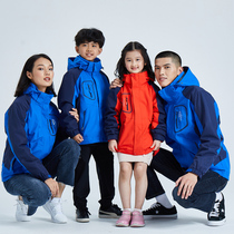 Autumn and winter outdoor parent-child three-in-one assault clothes female waterproof thick warm couple mountaineering jacket ski suit men