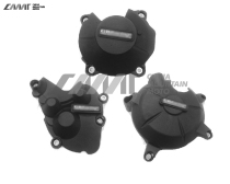 Kawasaki ZX6R ZX636 09-16GB Racing engine protection side cover anti-fall rubber decorative side cover