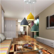 Fashion clubhouse pavilion shop large medium and small chandelier personality single head modern womens clothing store staircase commercial restaurant round lamp