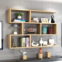 Wall cabinet wall hanging wall shelf barber shop shelf restaurant new wall fixed sundries background wall hanging