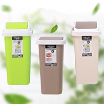 Highened and thickened extra-large square large bucket household plastic trash can handle with lid pp storage bucket