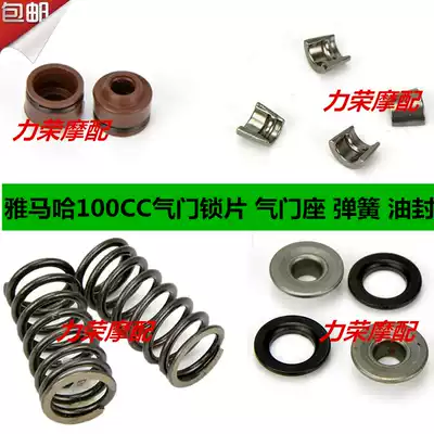 Shanye motorcycle accessories ZY100T Fuxi Qiao grid ghost fire 100 valve card shoe buckle leaf spring valve seat oil seal