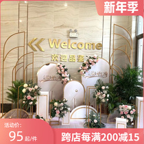 Wedding floral wedding arrangement water brand flower shelf flower wall decorative flower stage window simulation silk flower Flower Flower