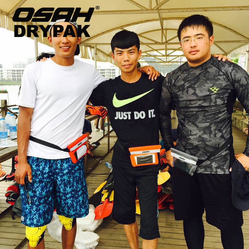 OSAH gull water waterproof mobile phone purse strings male and female universal sports purse multifunction waterproof running casual small purse