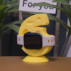 666 Stand for Apple Watch Creative Watch Charging Stand Cute Cheese Number 6 Watch Stand