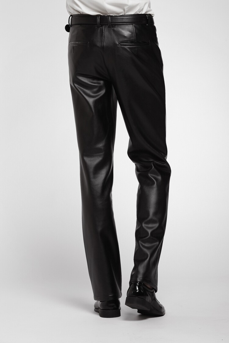 Pantalon cuir homme droit pour hiver - Ref 1478651 Image 26