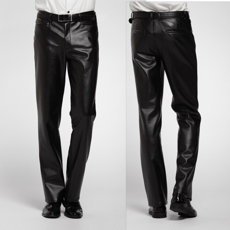 Pantalon cuir homme droit pour hiver - Ref 1478651 Image 20
