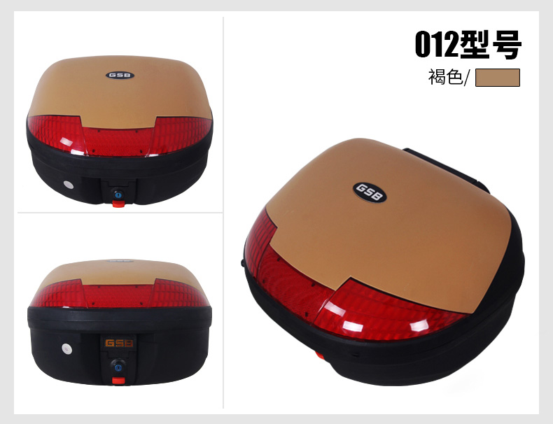 Xe máy thân cây thêm lớn scooter đuôi hộp nâng cao xe điện hộp công cụ tháo gỡ nhanh chóng phổ thùng đựng đồ cho xe máy