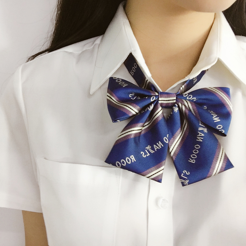 【梗豆物语】JK制服配饰 字母领结 花绀色 质量超赞