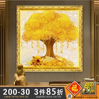 Cross -STITCH EMMODERY 2020 Новые крупные деревья гостиной, чтобы заработать деньги, дойственная корова, атмосфера 2021 Маленькая вышивка