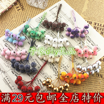 Mori multi-color round fruit blueberry Christmas fruit diy Garland material eternal flower simulation flower red fruit golden fruit