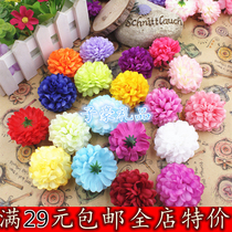 2015 crazy grab fake flower simulation flower Hydrangea silk flower chrysanthemum head wedding set props decoration flower special price