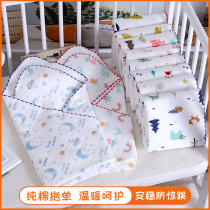 Baby cotton hug towel Baby padded warm hug single hug blanket Soft newborn delivery room cloth bath towel blanket