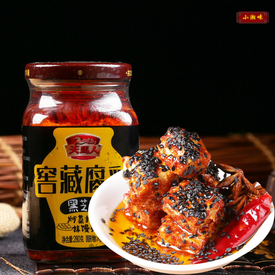 Hunan Tianma Man Celled spicy and sesame milk 280 grams of tofu and two bottles of rice