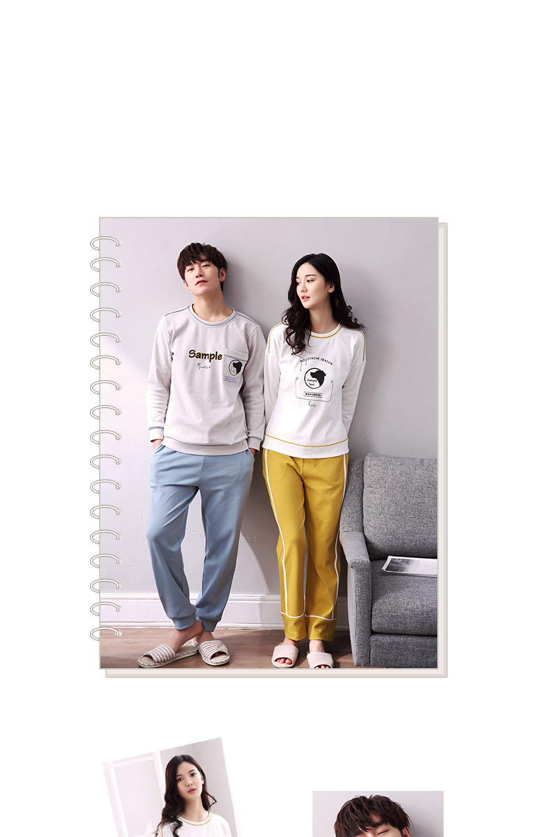 Pyjama mixte en Coton à manches longues - Ref 2988415 Image 31