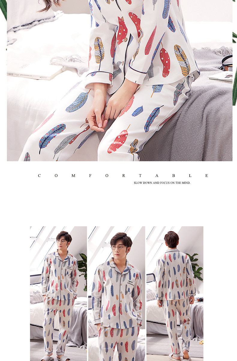 Pyjama mixte en Coton à manches longues - Ref 2988523 Image 13