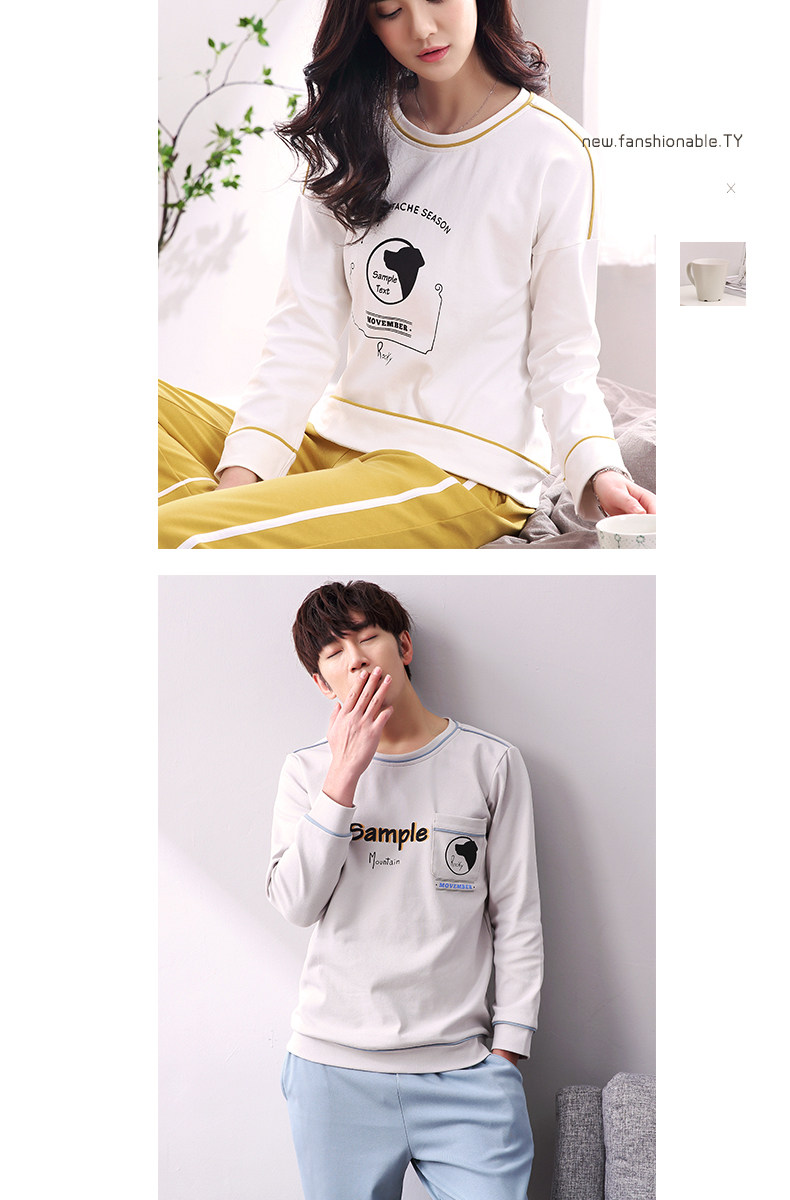 Pyjama mixte en Coton à manches longues - Ref 2988415 Image 39