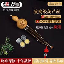 Yunnan Dai ancient music purple bamboo cucurbit professional performance beginner adult c flat bagf minor d minor student introduction