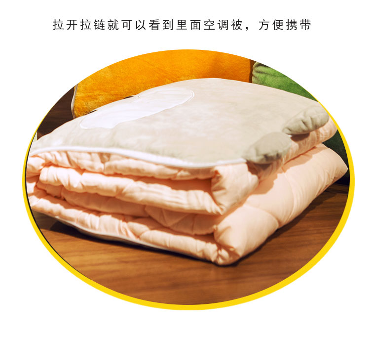 Gối chăn đôi công sở ngủ trưa gối đa chức năng gấp chăn chăn đệm gối điều hòa - Trở lại đệm / Bolsters Bộ chăn gối tiện dụng