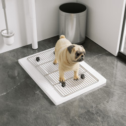 Stainless Steel Squatting Dog Toilet Dog Special Toilet Bathroom Net Rack Flushable Dog Toilet Squatting Toilet Anti-Trampling Rack