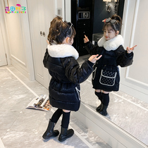 Girls cotton-padded clothing 2021 Winter new childrens down cotton-padded coat winter padded jacket