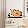 Cute Corgi-Shaped Desk Clock, Creative Desktop Clock, Home Decoration Ornament, 2026 New Model Decorative Clock