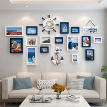 Mediterranean style living room sofa background wall decoration painting restaurant wall painting bedroom childrens room bedside painting