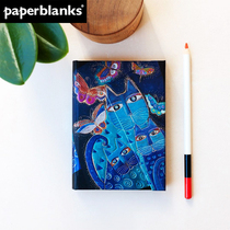 paperblanks cat cats notebook Liu Yifei with notepad horizontal line in hand account gift