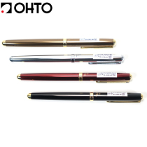 Japanese OHTO ballpoint pen ceramic walking point pen 0 5 black refill business aluminum shell treasure ball pen with gift box