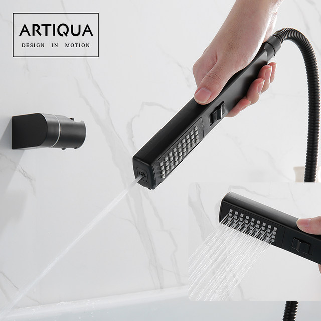 Artiqua Handheld Shower Head 3-Function Spray Nozzle Shower Head Bath Handheld Shower Set