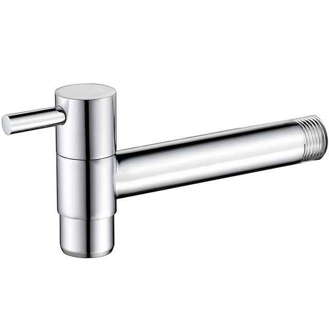 Artiqua All-Copper Washing Machine Faucet Balcony Extended Mop Sink Faucet Quick-Open 1/2 Inch 3/4 Inch Spout