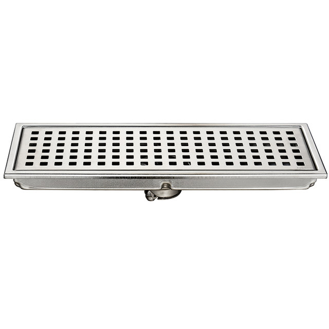 Artiqua Bathroom Shower Room Rectangular 304 Stainless Steel Large Flow Anti-Clogging Anti-Odor Floor Drain