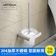 Artiqua Toilet Brush Toilet Cup 304 Stainless Steel Toilet Brush Holder Bright Toilet Cup Holder Bathroom Pendant