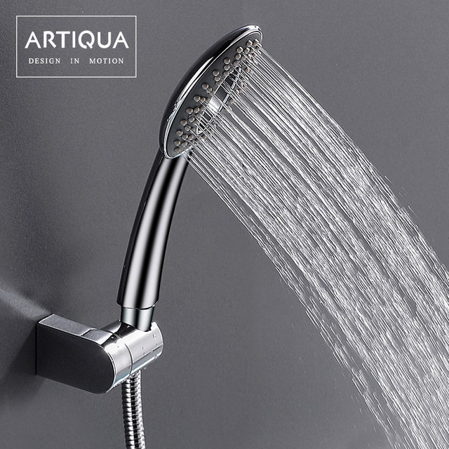 Artiqua Air Injection Shower Head Pressurized Handheld Shower Head Oxygenated Showerhead Set