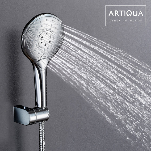 Artiqua Air Injection Shower Head Pressurized Handheld Shower Head Oxygenated Showerhead Set