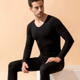 Мужское удерживающее тепло зимнее кашемировое нижнее белье с пухом, термобелье, штаны, 2025 года